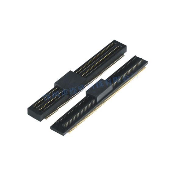 板对板BTB 双槽 0.8MM公母座  XDBM/F-08XX-2*XXPIN