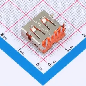 USB 四脚插板大电流橙色  XDBF-0050-01